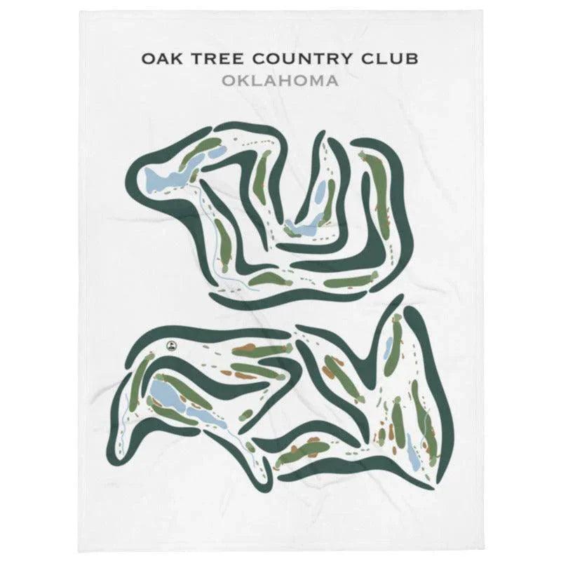 Oak tree Country Club, Oklahoma - Printed Golf Courses