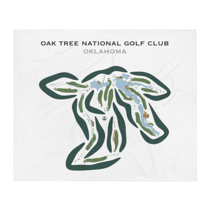 Oak Tree National Golf Club, Oklahoma - Printed Golf Courses