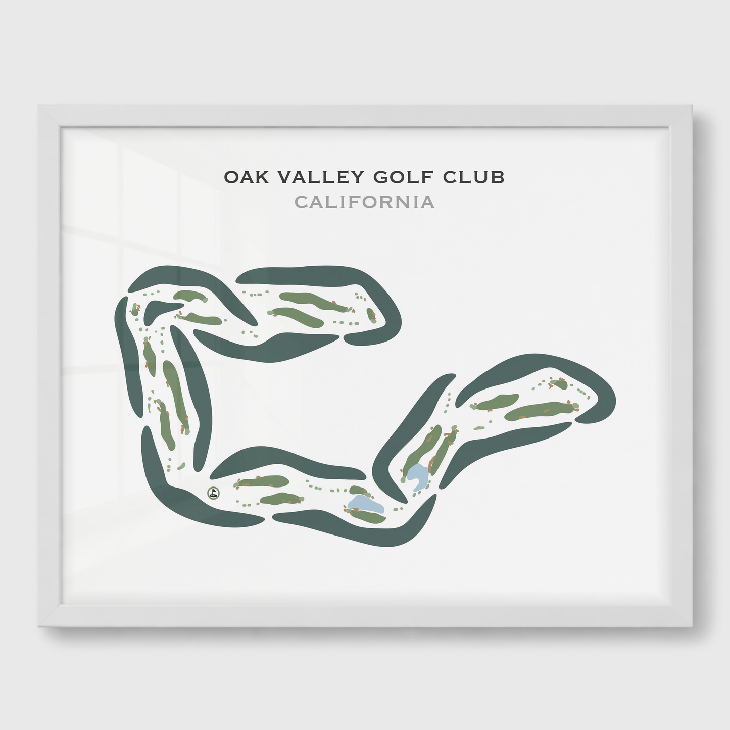 Oak Valley Golf Club, California - Printed Golf Courses