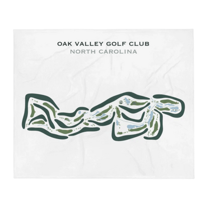 Oak Valley Golf Club, North Carolina - Printed Golf Courses