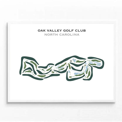 Oak Valley Golf Club, North Carolina - Printed Golf Courses