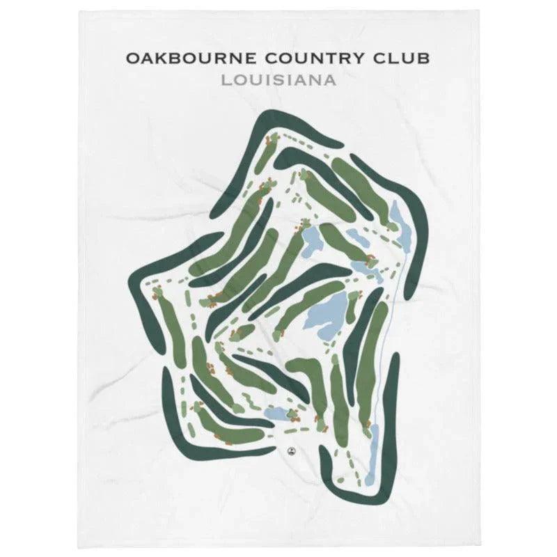 Oakbourne Country Club, Louisiana - Printed Golf Course