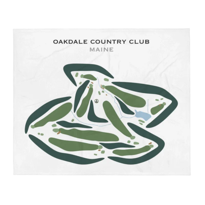 Oakdale Country Club, Maine - Printed Golf Courses