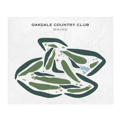 Oakdale Country Club, Maine - Printed Golf Courses