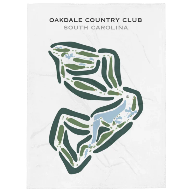 Oakdale Country Club, South Carolina - Printed Golf Courses