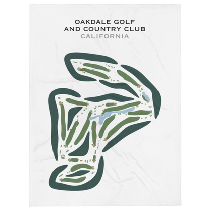 Oakdale Golf and Country Club, California - Printed Golf Courses