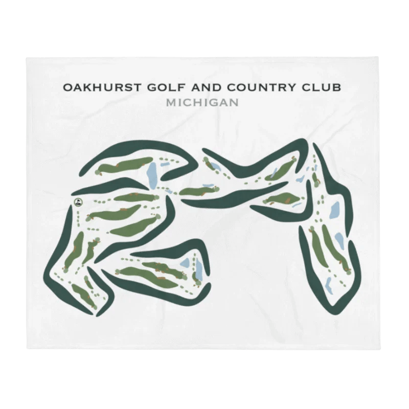 Oakhurst Golf & Country Club, Michigan - Printed Golf Courses