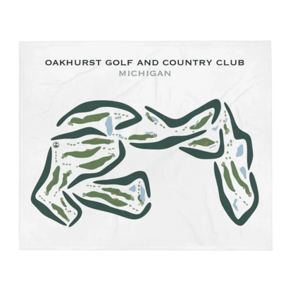 Oakhurst Golf & Country Club, Michigan - Printed Golf Courses