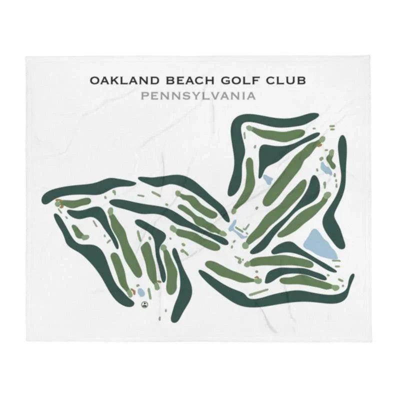 Oakland Beach Golf Club, Pennsylvania - Printed Golf Course