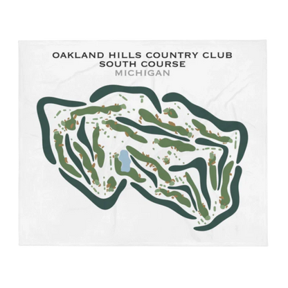 Oakland Hills Country Club South, Michigan - Printed Golf Courses