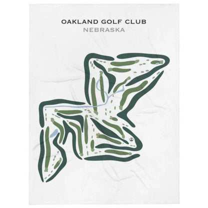 Oakland Golf Club, Nebraska - Printed Golf Courses