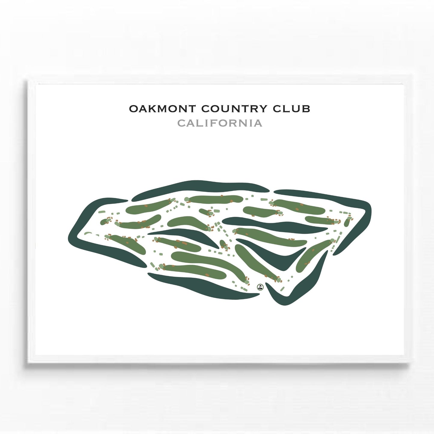 Oakmont Country Club, California - Printed Golf Courses