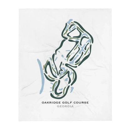 Oakridge Golf Course, Georgia - Printed Golf Courses
