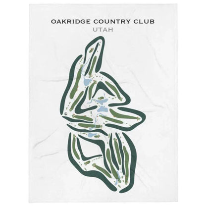 Oakridge County Club, Farmington Utah - Printed Golf Courses