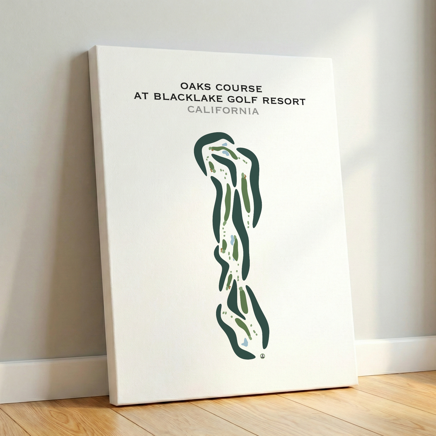 Oaks Course at Blacklake Golf Course, California - Printed Golf Courses