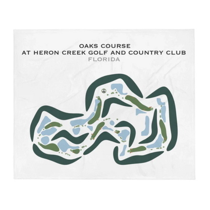 Oaks Course at Heron Creek Golf and Country Club, Florida - Printed Golf Courses