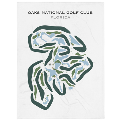 Oaks National Golf Club, Florida - Printed Golf Courses