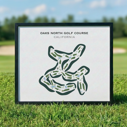 Oaks North Golf Course, California - Printed Golf Courses
