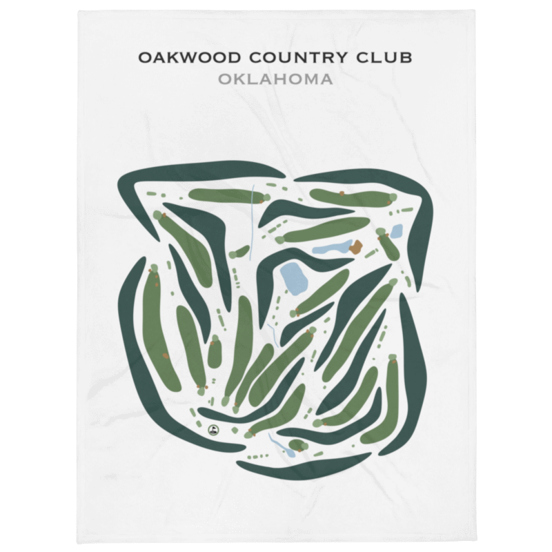 Oakwood Country Club, Oklahoma - Printed Golf Courses
