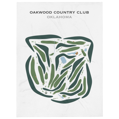 Oakwood Country Club, Oklahoma - Printed Golf Courses
