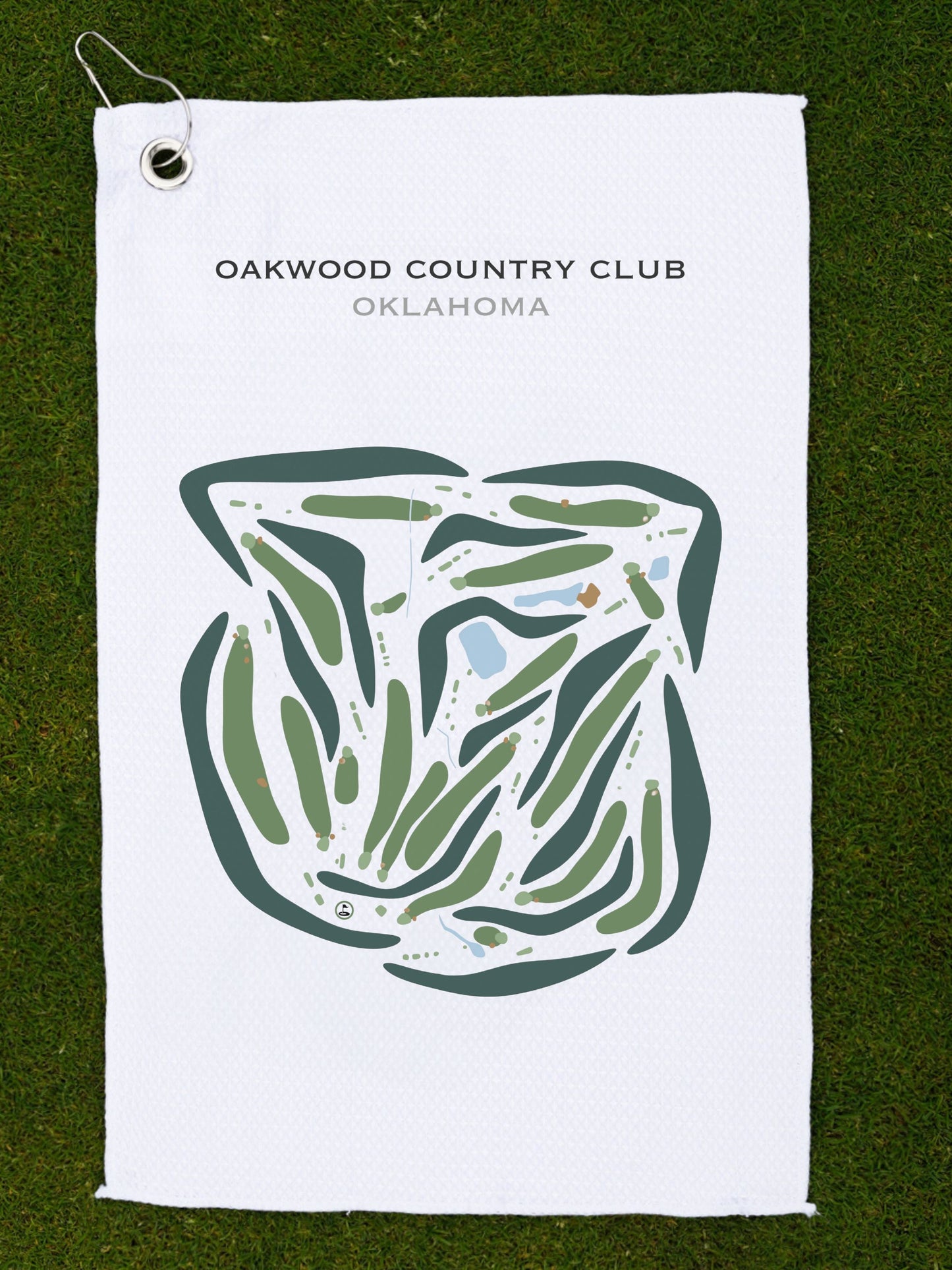 Oakwood Country Club, Oklahoma - Printed Golf Courses