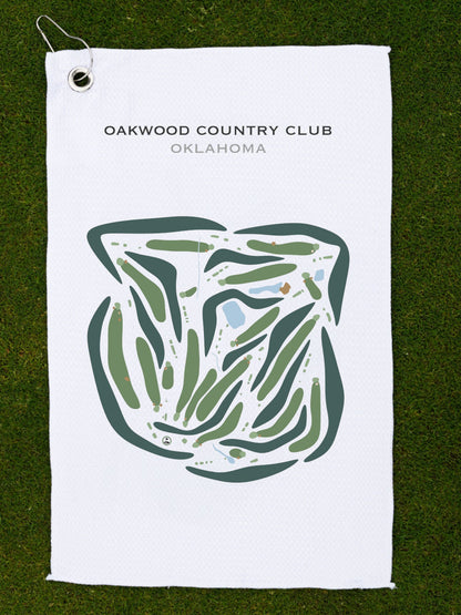 Oakwood Country Club, Oklahoma - Printed Golf Courses