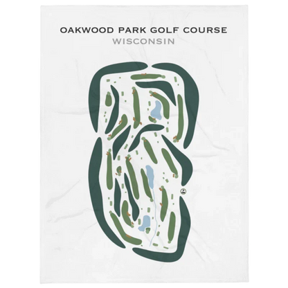 Oakwood Park Golf Course, Wisconsin - Printed Golf Courses