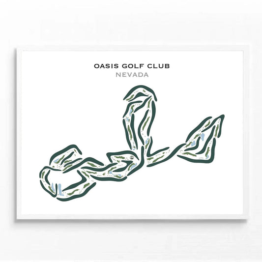 Oasis Golf Club, Nevada - Printed Golf Courses