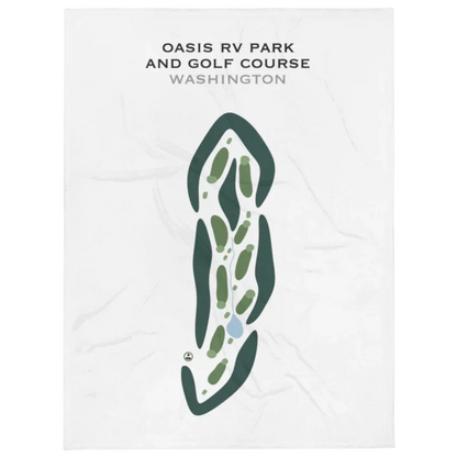Oasis RV Park & Golf Course, Washington - Printed Golf Courses