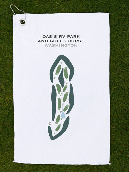 Oasis RV Park & Golf Course, Washington - Printed Golf Courses