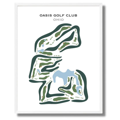 Oasis Golf Club, Ohio - Printed Golf Courses