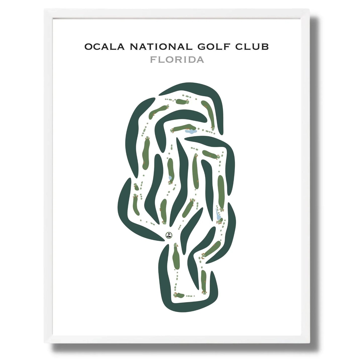 Ocala National Golf Club, Florida - Printed Golf Courses