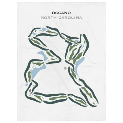 Occano, North Carolina - Printed Golf Courses