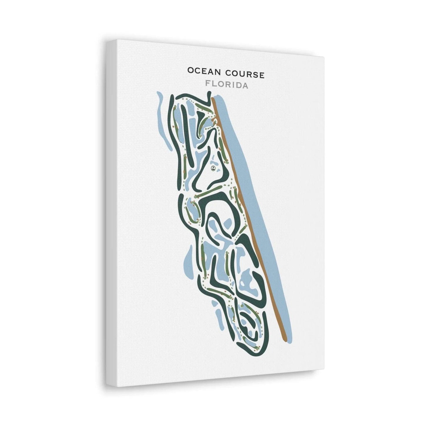 Ocean Course, Florida - Printed Golf Courses