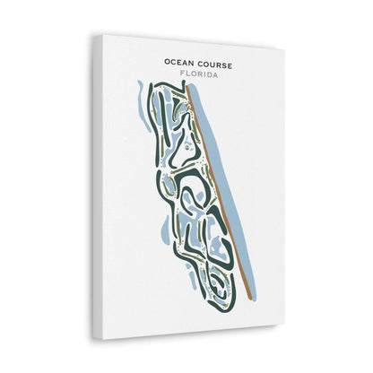 Ocean Course, Florida - Printed Golf Courses