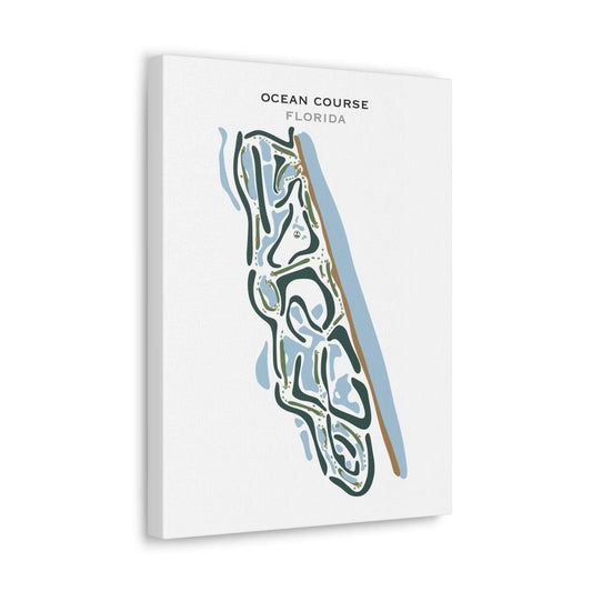 Ocean Course, Florida - Printed Golf Courses