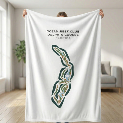 Ocean Reef Club Dolphin Course, Florida - Printed Golf Courses