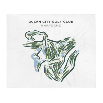 Ocean City Golf Club, Maryland - Printed Golf Courses