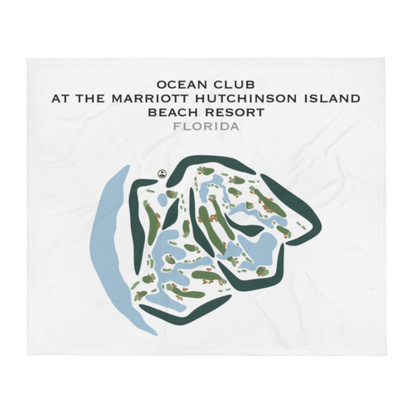 The Ocean Club at Marriott Hutchinson Island and Beach Resort, Florida - Printed Golf Courses
