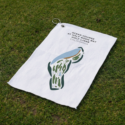 Ocean Course at Half Moon Bay Golf Links, California - Printed Golf Courses