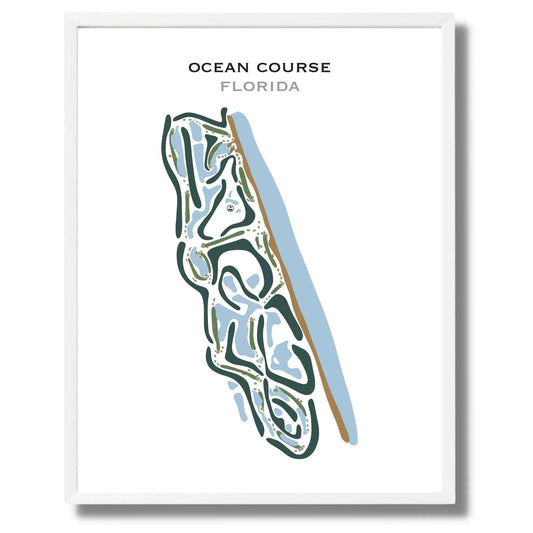 Ocean Course, Florida - Printed Golf Courses