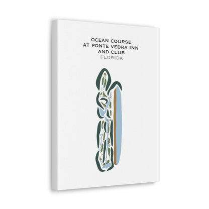 Ocean Course at Ponte Vedra Inn & Club, Florida - Printed Golf Courses