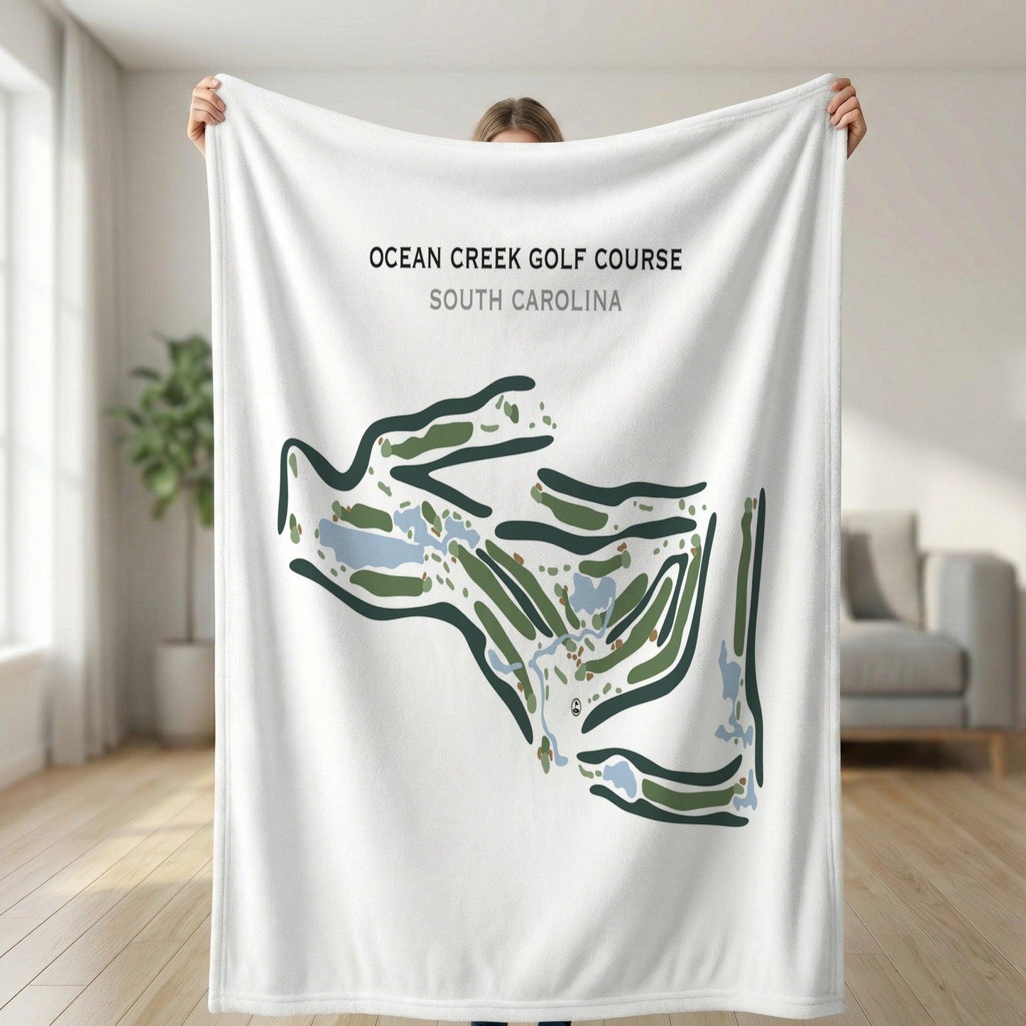 Ocean Creek Golf Course, South Carolina - Printed Golf Course