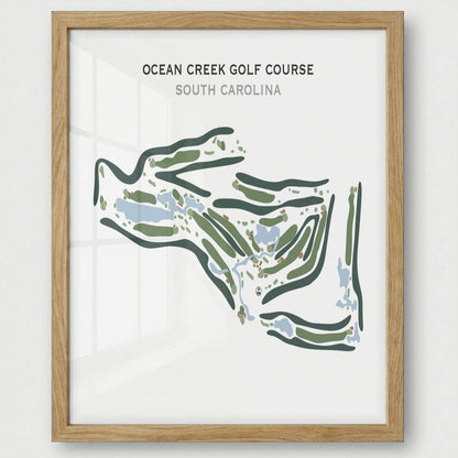 Ocean Creek Golf Course, South Carolina - Printed Golf Course