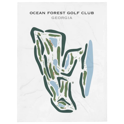 Ocean Forest Golf Club, Georgia - Printed Golf Courses