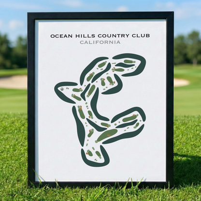Ocean Hills Country Club, California - Printed Golf Courses