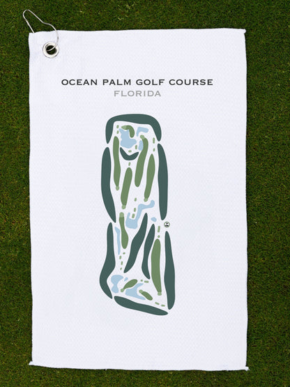 Ocean Palm Golf Course, Florida - Printed Golf Courses