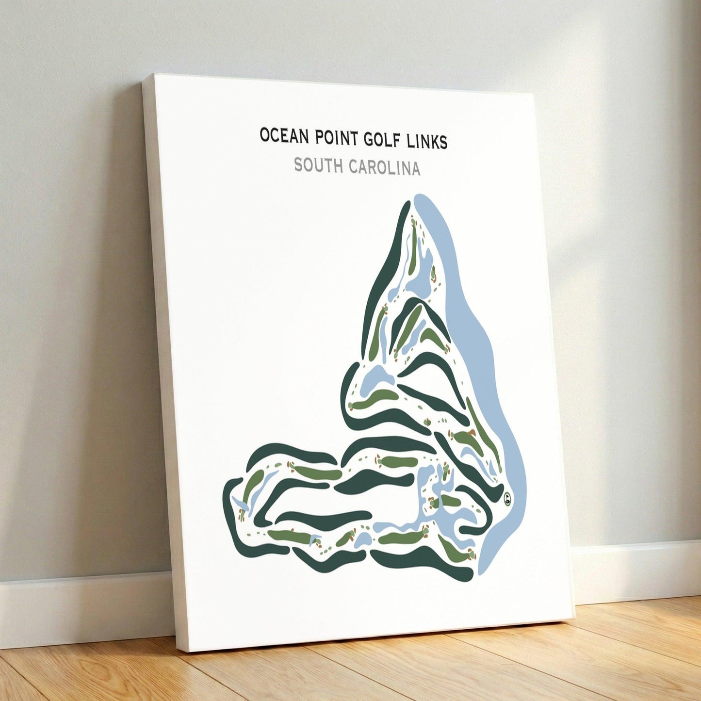 Ocean Point Golf Course, South Carolina - Printed Golf Courses