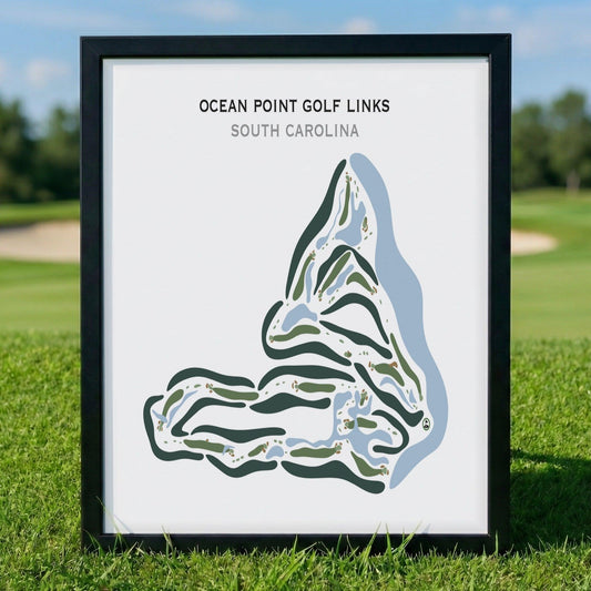 Ocean Point Golf Course, South Carolina - Printed Golf Courses
