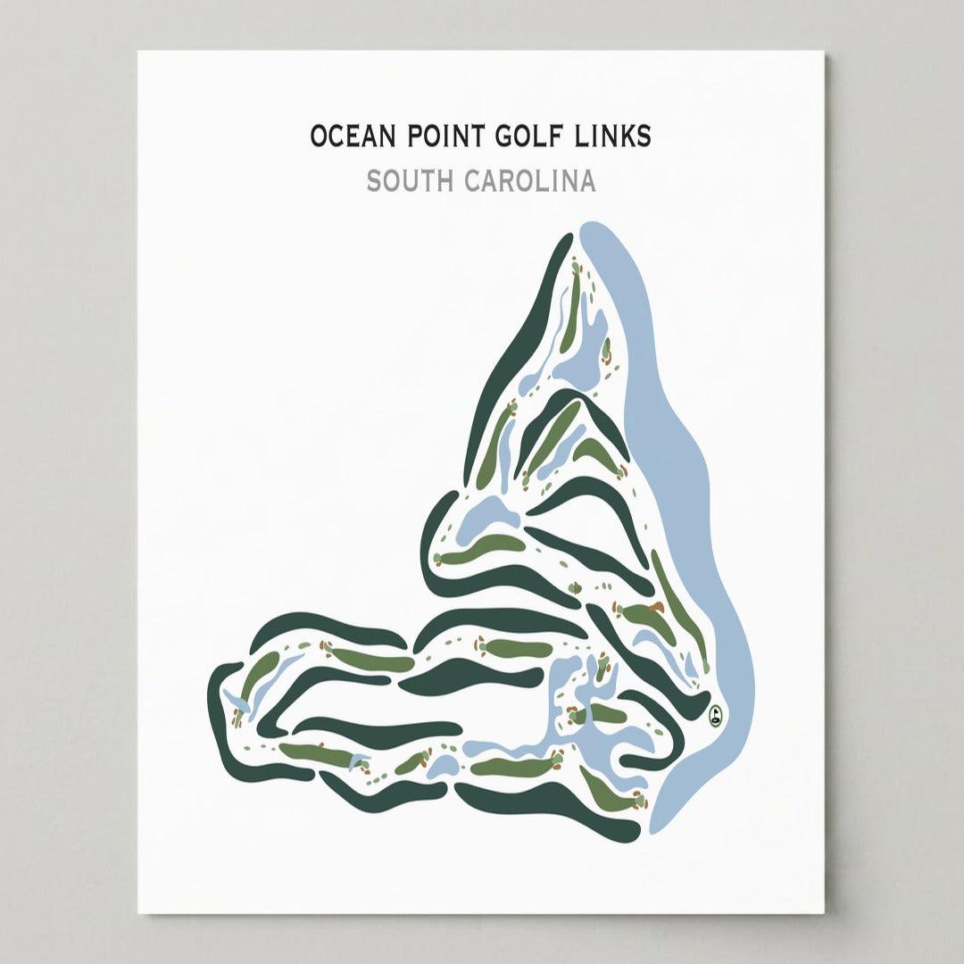 Ocean Point Golf Course, South Carolina - Printed Golf Courses